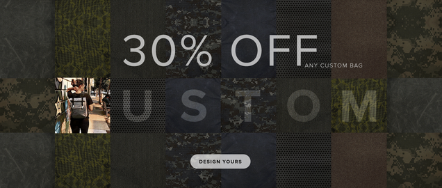 30% off custom bags | Timbuk2